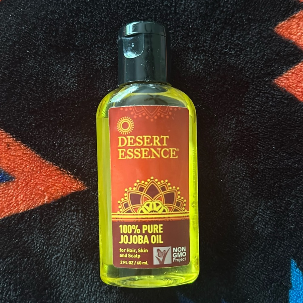 DESERT ESSENCE 100% PURE JOJOBA OIL FOR HAIR, SKIN, & SCALP ( 2 FL OZ ) NON GMO